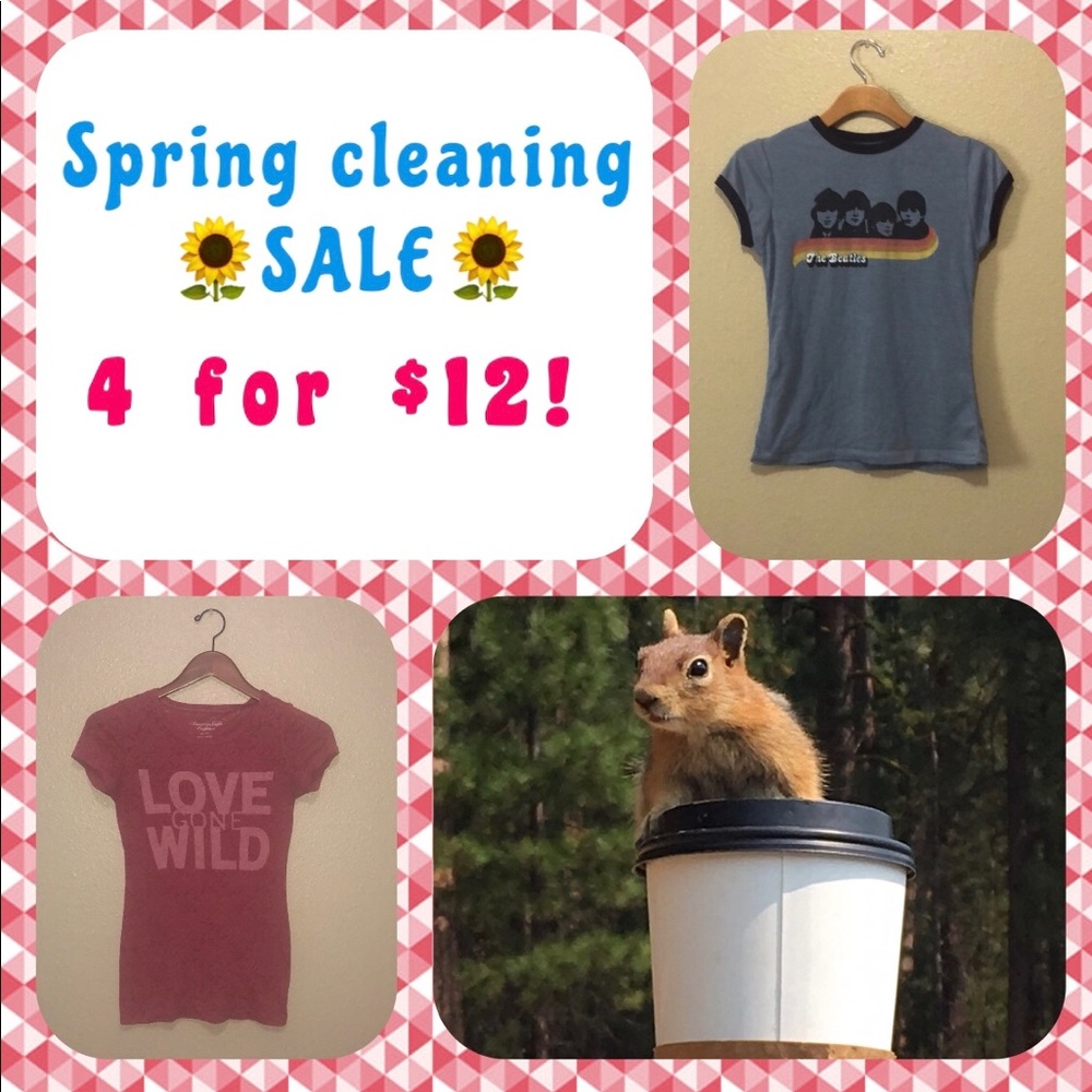 4 items for $12 SALE!